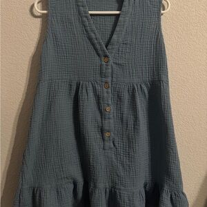 CUPSHE Sleeveless Short Dress Cotton